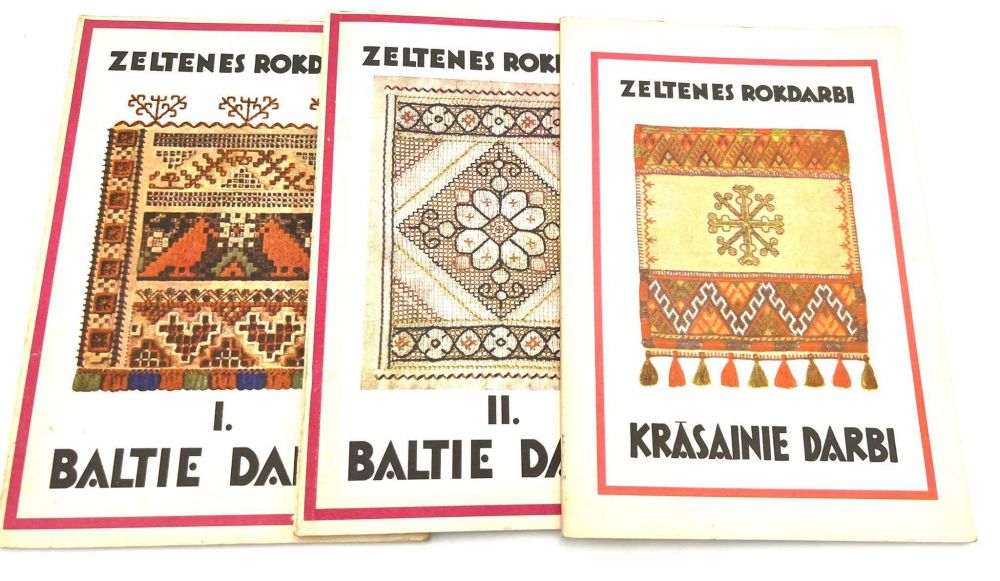 Zeltenes rokdarbi. Baltie darbi. Krāsainie darbi, Rokdarbi, Lietotas ...