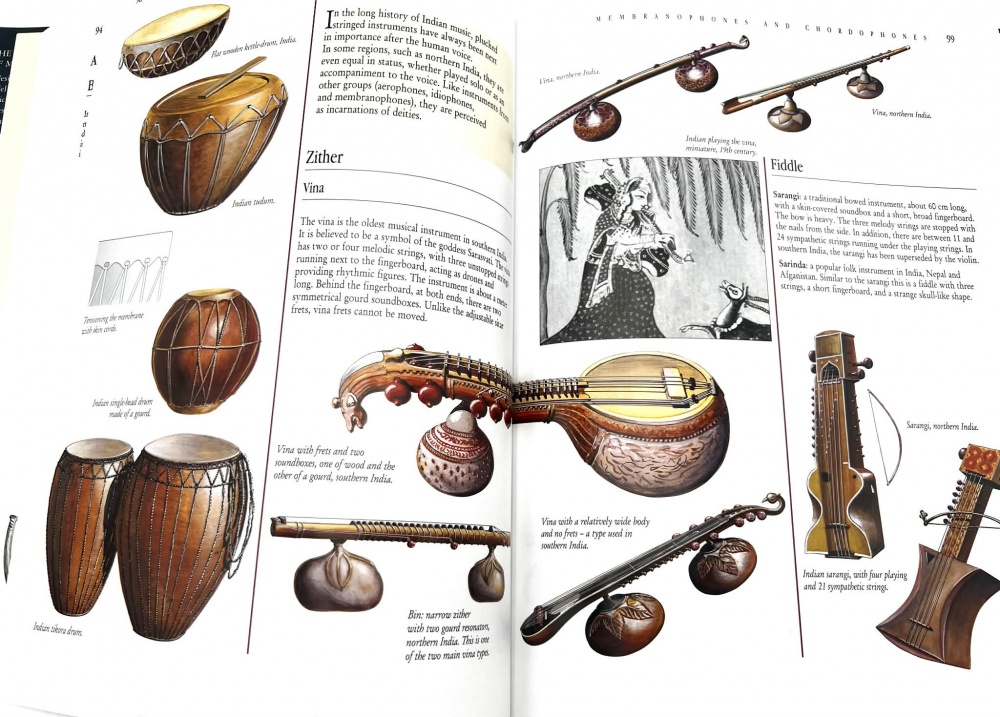 The illustrated encyclopedia of musical instruments, Art, History ...